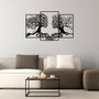 Wallity Love Tree Escultura de pared Negra